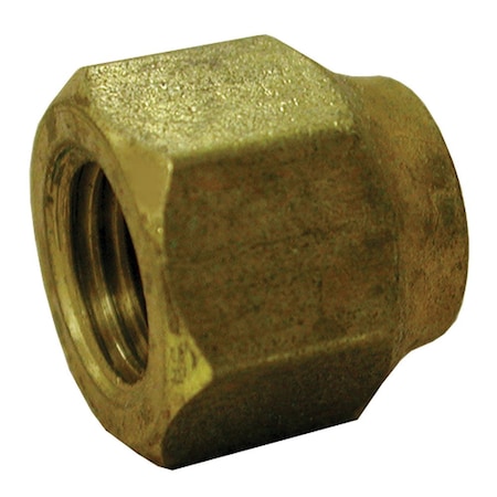Jones Stephens 1/4in. Brass Short Forged Flare Nut F40009